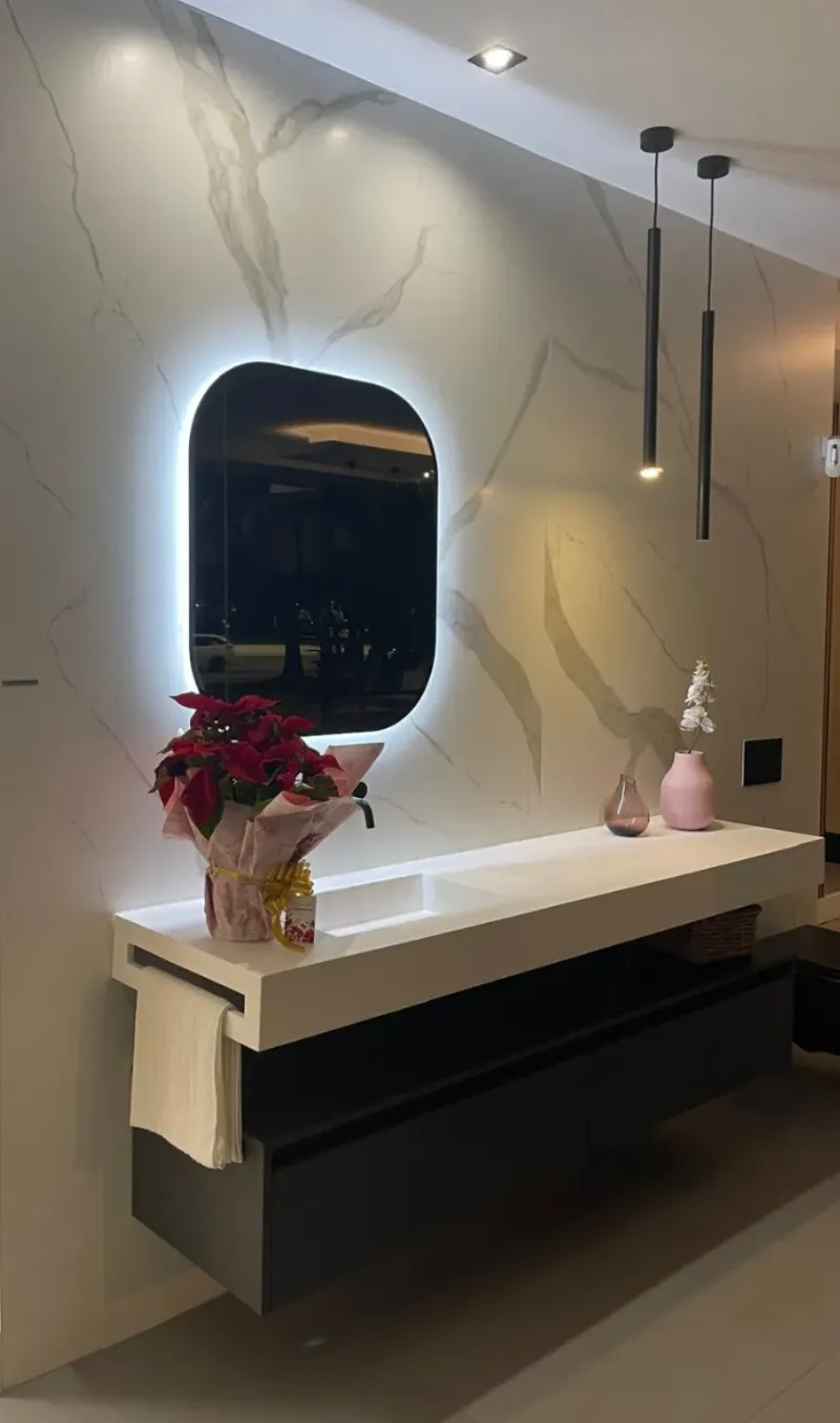 Reforma de baño minimalista