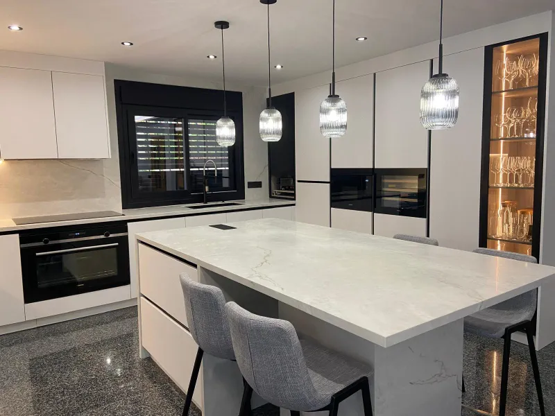 Cocina moderna minimalista